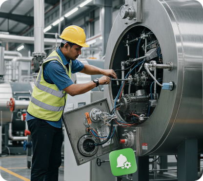 Repair Machinery Notification